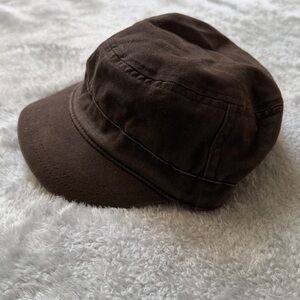 GAP Newsboy Style Brown Cotton Cap